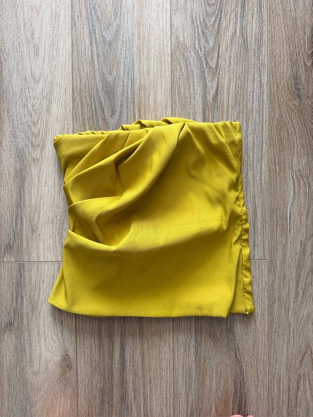 Zara Pleated Strapless Top